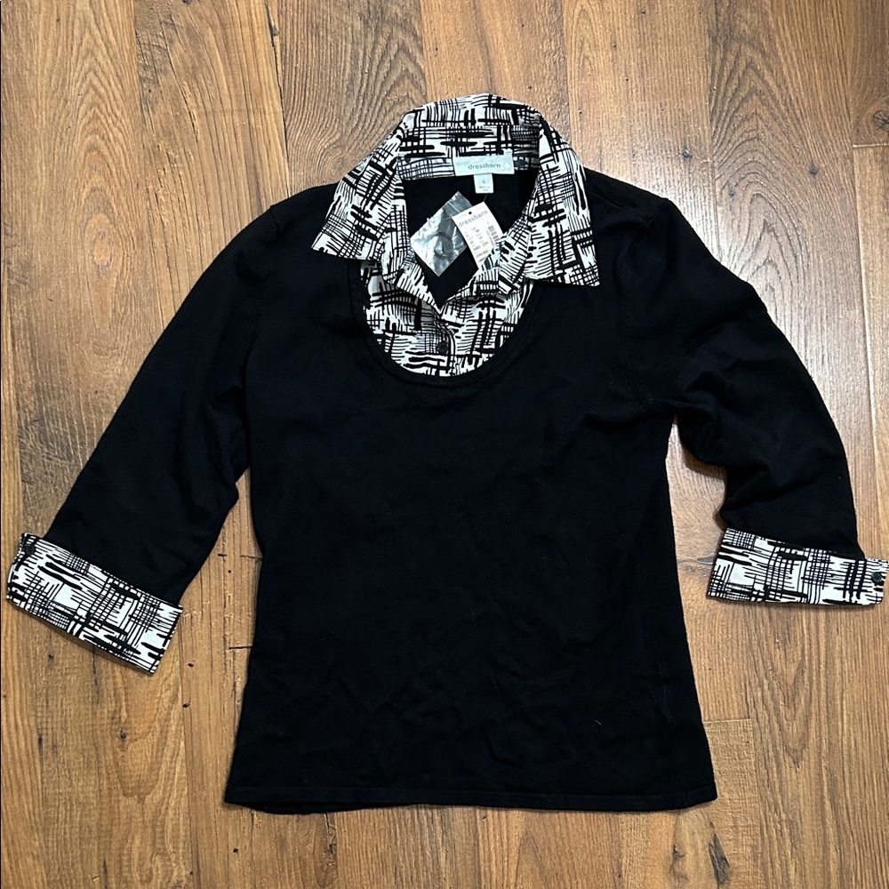 NWT dressbarn collared shirt